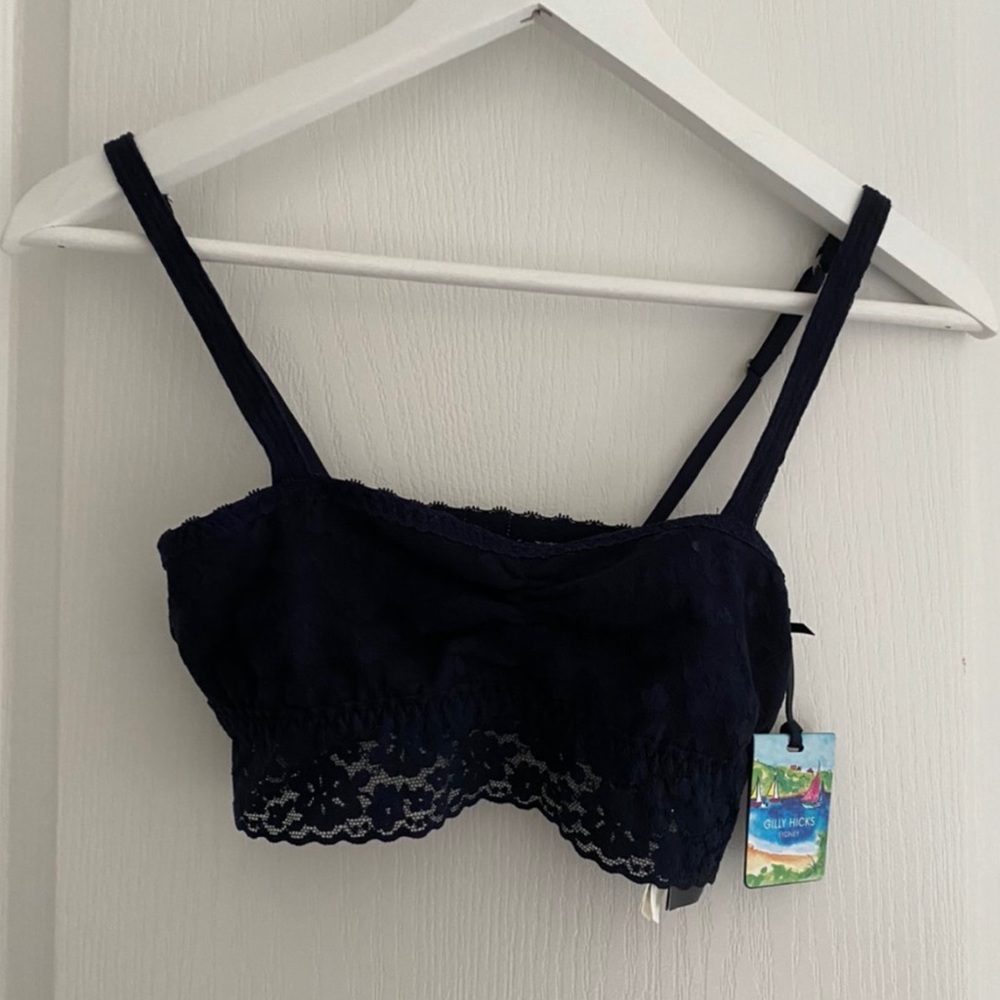 NEW NWT Hollister / Gilly Hicks Lace Soft Bralette Size S Sz S